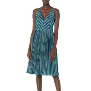 Dress the Population Women's Haley Dress Fit & Flare Electric Blue - Med